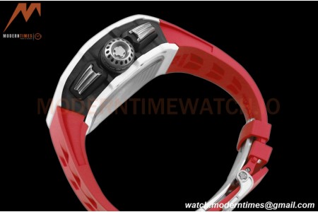 Richard Mille - RM11-03 Le Mans Classic Flyback Chrono Wht-Cer/Ru Red/Ske KVF V5 A7750