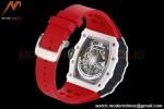 Richard Mille - RM11-03 Le Mans Classic Flyback Chrono Wht-Cer/Ru Red/Ske KVF V5 A7750