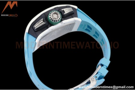 Richard Mille - RM11-03 Le Mans Classic Flyback Chrono Wht-Cer/Ru Blue/Ske KVF V5 A7750
