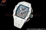 Richard Mille - RM11-03 Le Mans Classic Flyback Chrono Wht-Cer/Ru Wht/Ske KVF V5 A7750