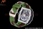 Richard Mille - RM11-03 Le Mans Classic Flyback Chrono Wht-Cer/Ru Camou/Ske KVF V5 A7750
