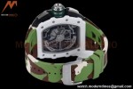 Richard Mille - RM11-03 Le Mans Classic Flyback Chrono Wht-Cer/Ru Camou/Ske KVF V5 A7750