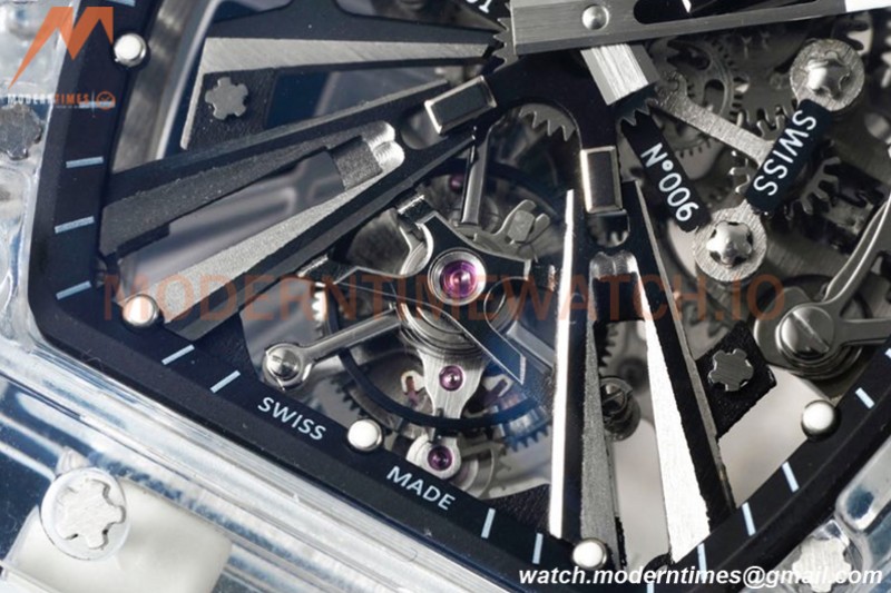 Richard Mille - RM012-01 Tourbillon Sapphire FC/RU Transparent Skeleton RMF Tourb