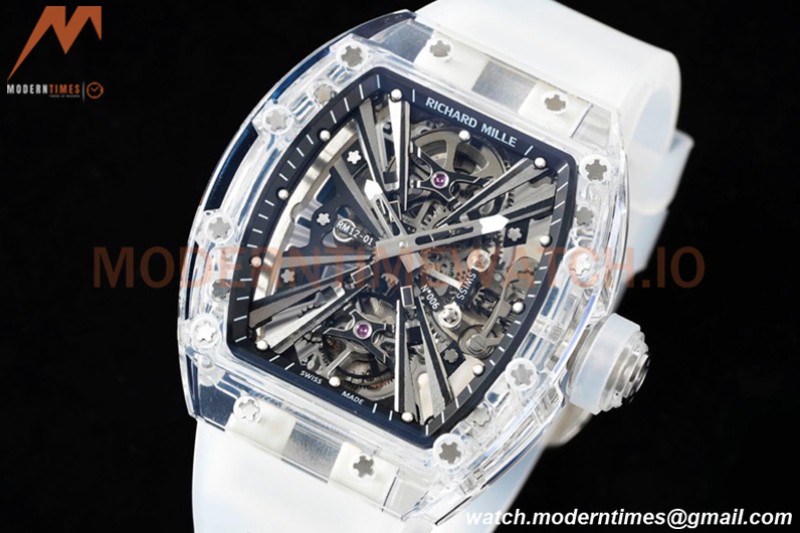 Richard Mille - RM012-01 Tourbillon Sapphire FC/RU Transparent Skeleton RMF Tourb