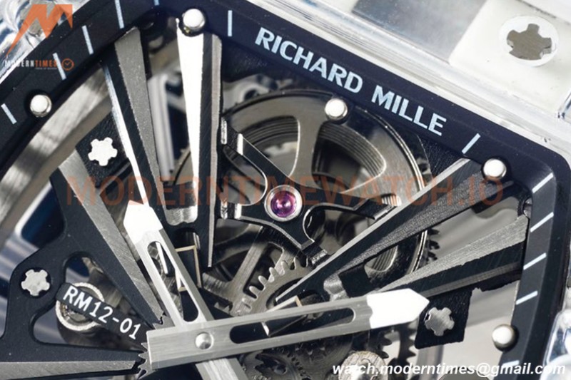 Richard Mille - RM012-01 Tourbillon Sapphire FC/RU Transparent Skeleton RMF Tourb