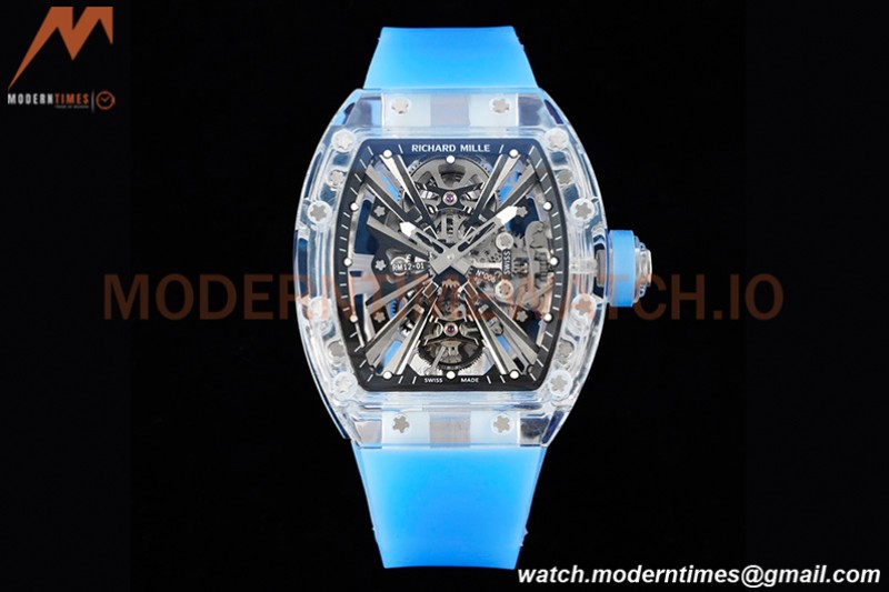 Richard Mille - RM012-01 Tourbillon Sapphire FC/RU Blue Skeleton RMF Tourb