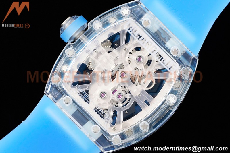 Richard Mille - RM012-01 Tourbillon Sapphire FC/RU Blue Skeleton RMF Tourb