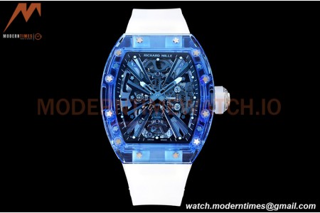 Richard Mille - RM012-01 Tourbillon Blue Sapphire FC/RU Transparent Skeleton RMF Tourb