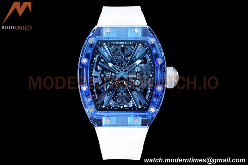 Richard Mille - RM012-01 Tourbillon Blue Sapphire FC/RU Transparent Skeleton RMF Tourb