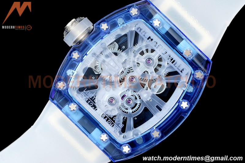 Richard Mille - RM012-01 Tourbillon Blue Sapphire FC/RU Transparent Skeleton RMF Tourb