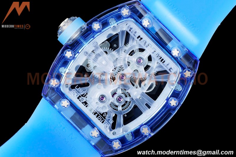 Richard Mille - RM012-01 Tourbillon Blue Sapphire FC/RU Blue Skeleton RMF Tourb