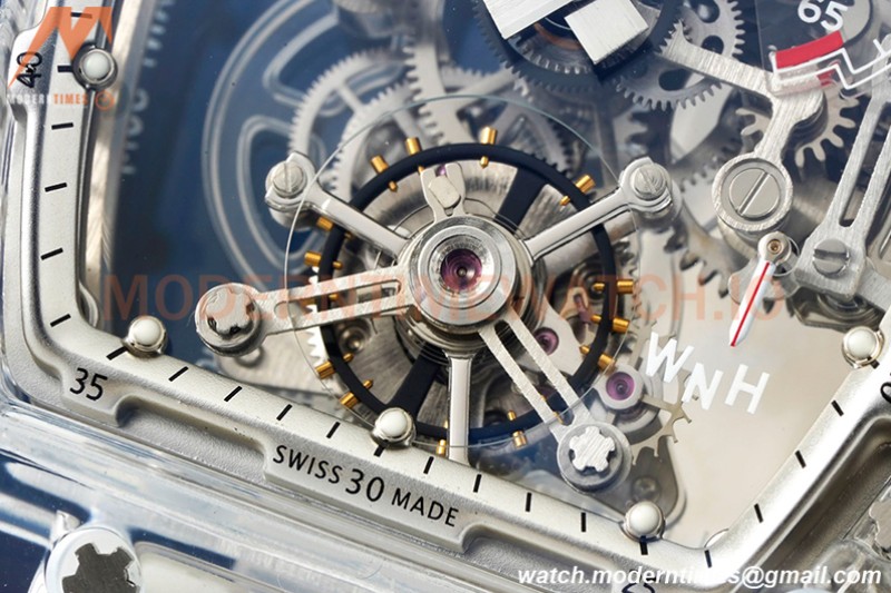 Richard Mille - RM056-01 Tourbillon Sapphire RU Transparent Skeleton RMF Tourb