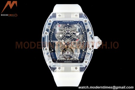 Richard Mille - RM056-01 Tourbillon Sapphire RU Transparent Black Skeleton RMF Tourb