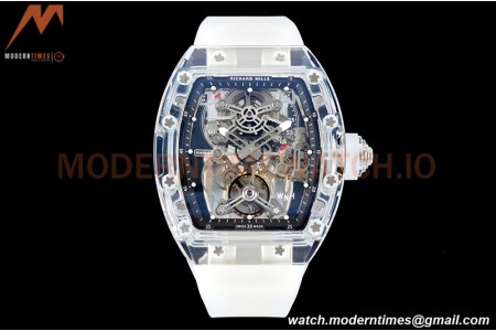 Richard Mille - RM056-01 Tourbillon Sapphire RU Transparent Black Skeleton RMF Tourb