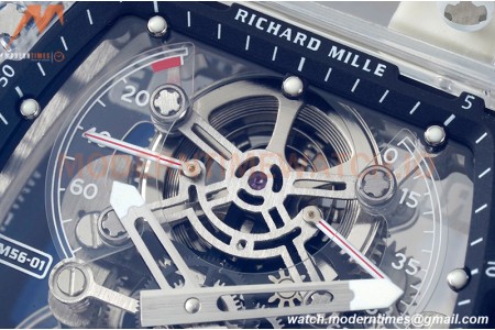 Richard Mille - RM056-01 Tourbillon Sapphire RU Transparent Black Skeleton RMF Tourb