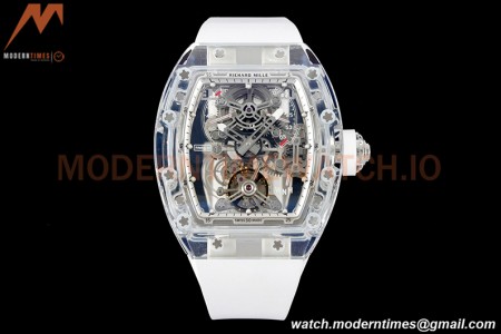 Richard Mille - RM056-01 Tourbillon Sapphire RU Transparent White Skeleton RMF Tourb