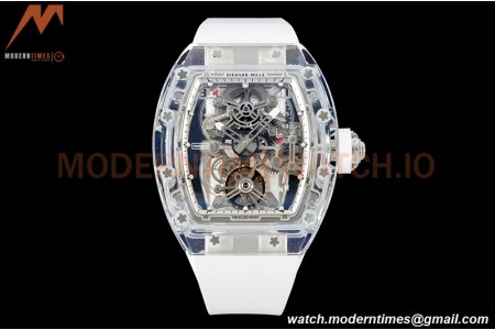 Richard Mille - RM056-01 Tourbillon Sapphire RU Transparent White Skeleton RMF Tourb