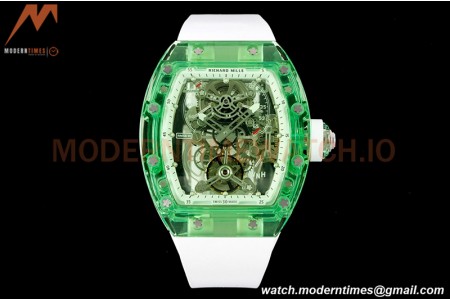 Richard Mille - RM056-01 Tourbillon Sapphire RU Transparent Green Skeleton RMF Tourb