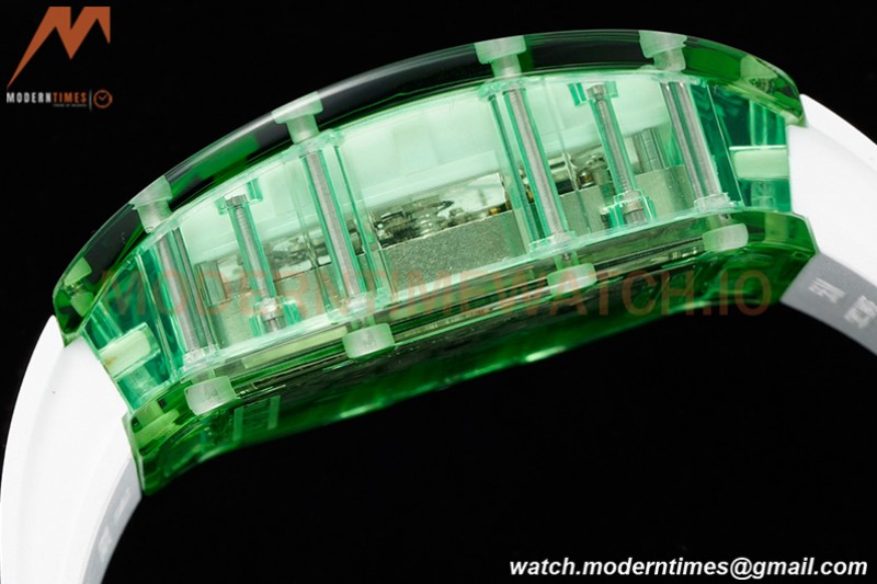 Richard Mille - RM056-01 Tourbillon Sapphire RU Transparent Green Skeleton RMF Tourb
