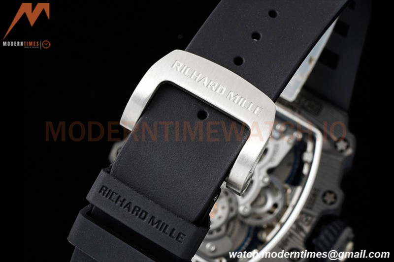 Richard Mille - RM021-01 Tourbillon CF/RU Black Skeleton RMF Tourb