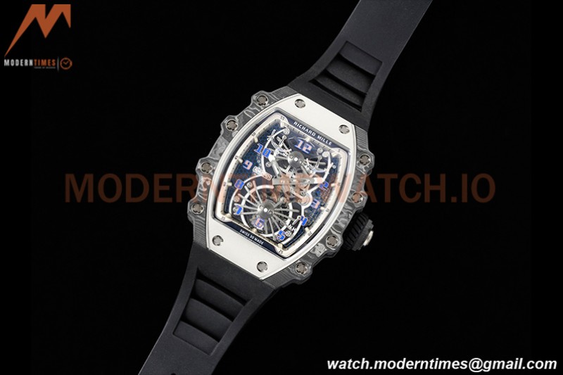 Richard Mille - RM021-01 Tourbillon CF/RU Black Skeleton RMF Tourb