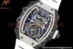 Richard Mille - RM021-01 Tourbillon CF/RU/Wht Black Skeleton RMF Tourb