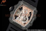 Richard Mille - RM021-01 Tourbillon CF/RU/RG Black Skeleton RMF Tourb