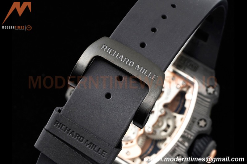 Richard Mille - RM021-01 Tourbillon CF/RU/RG Black Skeleton RMF Tourb