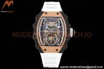 Richard Mille - RM021-01 Tourbillon CF/RU/RG White Skeleton RMF Tourb