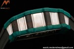Richard Mille - RM021-02 Tourbillon CF/RU Green Black Skeleton RMF Tourb