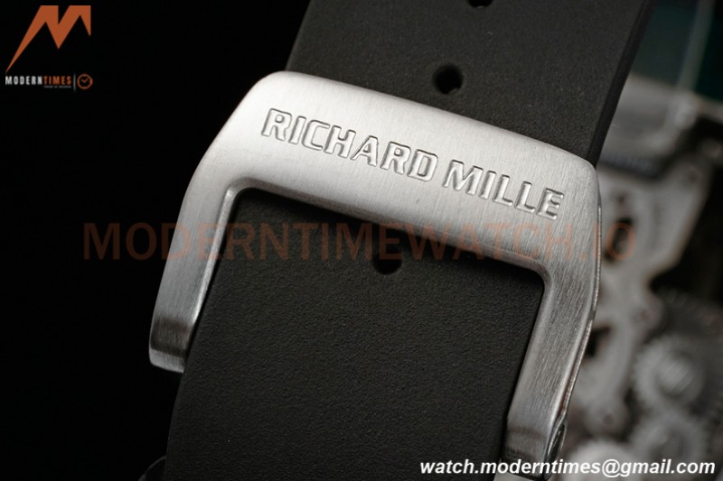 Richard Mille - RM021-02 Tourbillon CF/RU Green Black Skeleton RMF Tourb