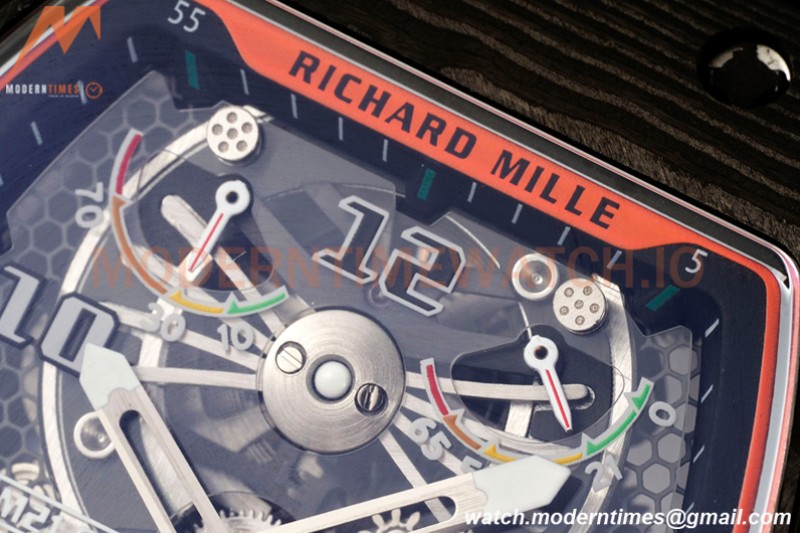 Richard Mille - RM021-02 Tourbillon CF/NY Green Black Skeleton RMF Tourb