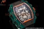 Richard Mille - RM021-02 Tourbillon CF/NY Green Black Skeleton RMF Tourb