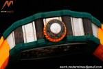 Richard Mille - RM021-02 Tourbillon CF/RU Green Orange Skeleton RMF Tourb
