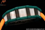 Richard Mille - RM021-02 Tourbillon CF/NY Green Orange Skeleton RMF Tourb