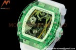 Richard Mille - RM026-01 Tourbillon Crystal Green Transparent Skeleton RMF Tourb