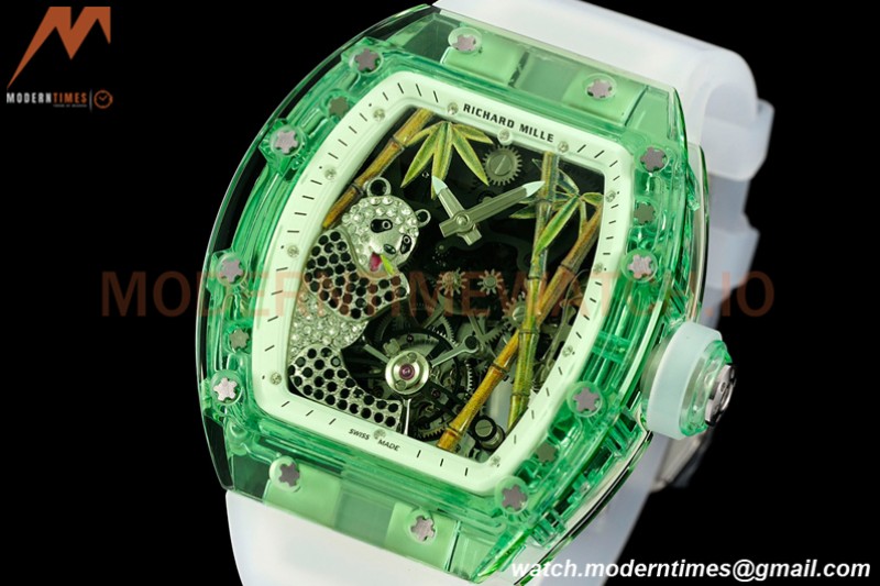 Richard Mille - RM026-01 Tourbillon Crystal Green Transparent Skeleton RMF Tourb