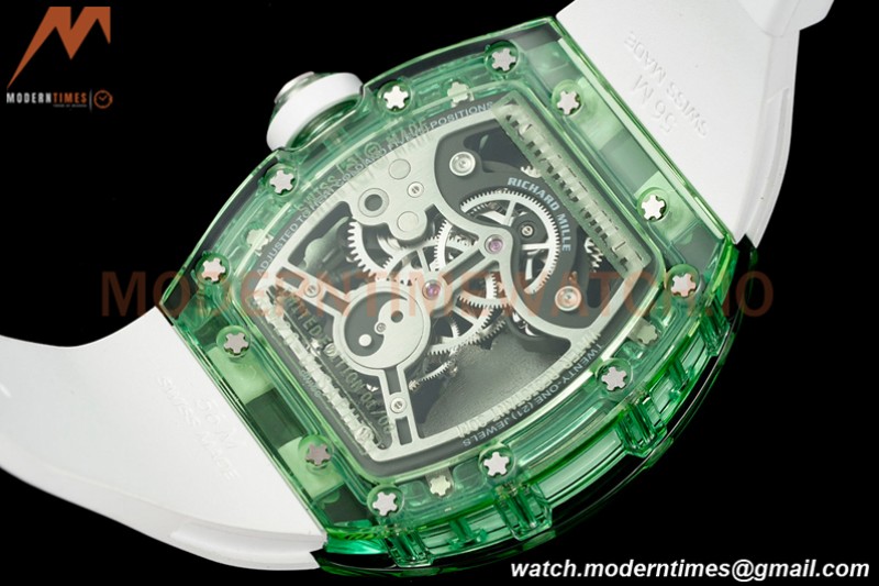 Richard Mille - RM026-01 Tourbillon Crystal Green Transparent Skeleton White RMF Tourb