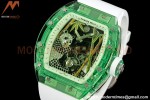 Richard Mille - RM026-01 Tourbillon Crystal Green Transparent Skeleton White RMF Tourb