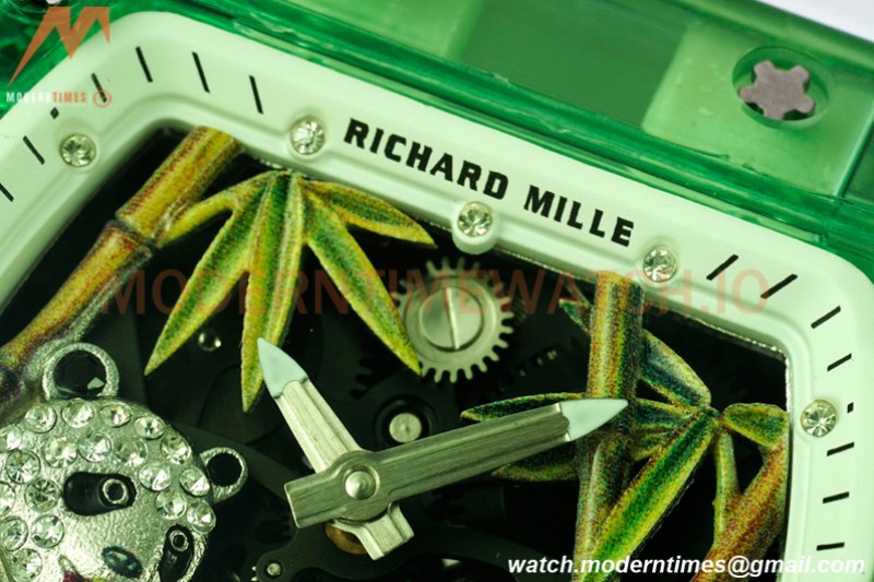 Richard Mille - RM026-01 Tourbillon Crystal Green Transparent Skeleton White RMF Tourb