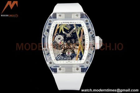 Richard Mille - RM026-01 Tourbillon Crystal Transparent Skeleton White RMF Tourb