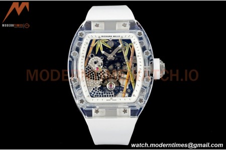 Richard Mille - RM026-01 Tourbillon Crystal Transparent Skeleton White RMF Tourb