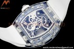 Richard Mille - RM026-01 Tourbillon Crystal Transparent Skeleton White RMF Tourb
