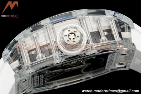 Richard Mille - RM026-01 Tourbillon Crystal Transparent Skeleton White RMF Tourb