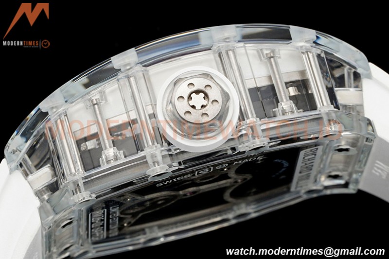Richard Mille - RM026-01 Tourbillon Crystal Transparent Skeleton White RMF Tourb