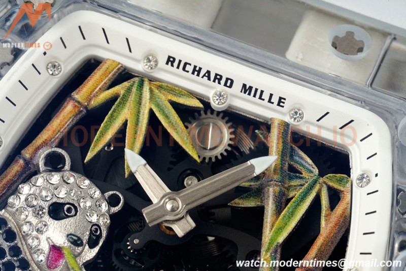 Richard Mille - RM026-01 Tourbillon Crystal Transparent Skeleton White RMF Tourb