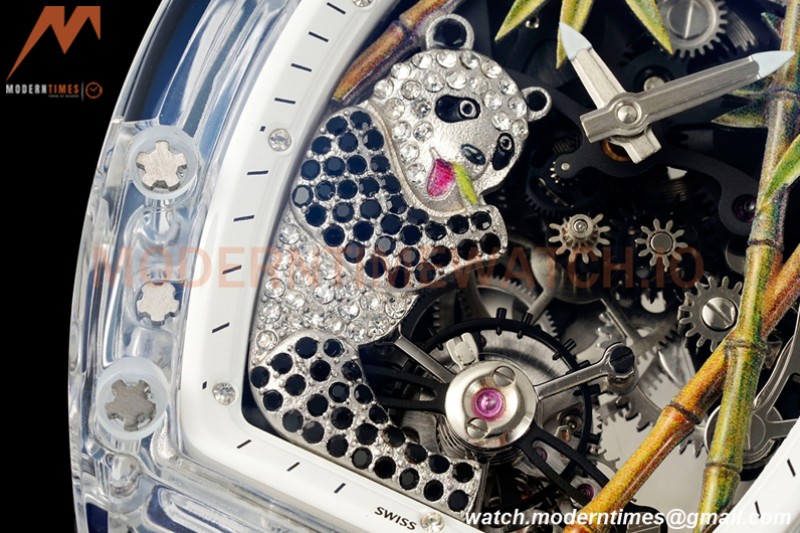 Richard Mille - RM026-01 Tourbillon Crystal Transparent Skeleton White RMF Tourb