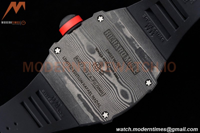 Richard Mille - RM027-03 Tourbillon Rafael Nadal NTPT/RU/Blk Skeleton RMF Tourb