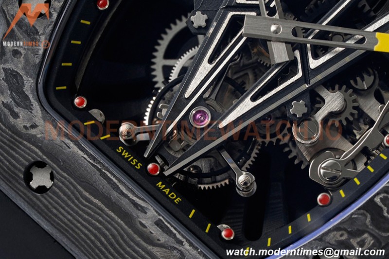 Richard Mille - RM027-03 Tourbillon Rafael Nadal NTPT/RU/Blk Skeleton RMF Tourb