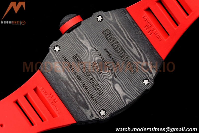 Richard Mille - RM027-03 Tourbillon Rafael Nadal NTPT/RU/Red Skeleton RMF Tourb